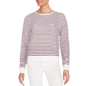 Wildfox Maroon Stripe Pullover Size XS